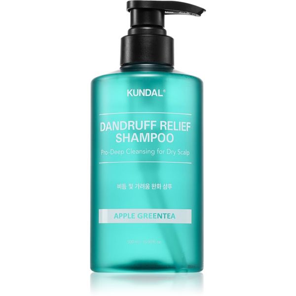 KUNDAL KUNDAL Dandruff Relief Shampoo Apple Green Tea шампоан против пърхот и сърбеж за суха кожа 500 мл.
