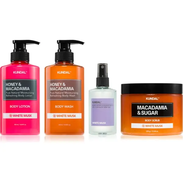 KUNDAL KUNDAL Honey & Macadamia White Musk комплект за тяло