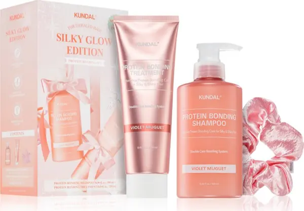 KUNDAL KUNDAL Protein Bonding Care Violet Muguet подаръчен комплект За коса