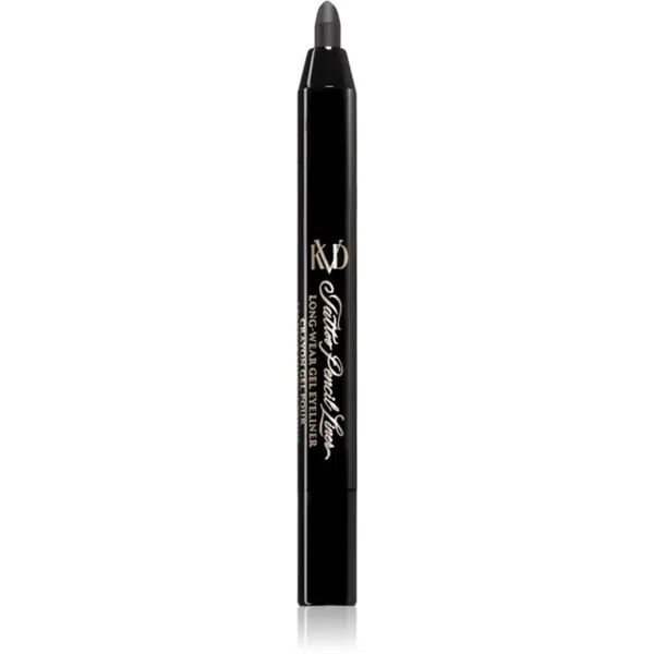 KVD Beauty KVD Beauty Tattoo Pencil Liner водоустойчив гел-молив за очи мини цвят 10 Trooper Black 0.35 гр.
