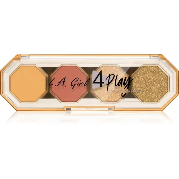 L.A. Girl Cosmetics L.A. Girl Cosmetics 4 Play палитра сенки за очи цвят Juicy 3.2 гр.