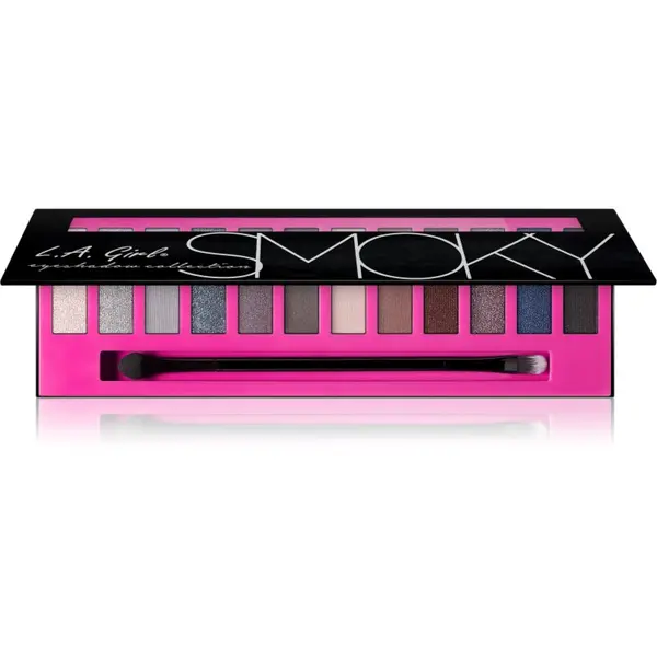 L.A. Girl Cosmetics L.A. Girl Cosmetics Beauty Brick Collection палитра от сенки за очи цвят Smoky 12 гр.