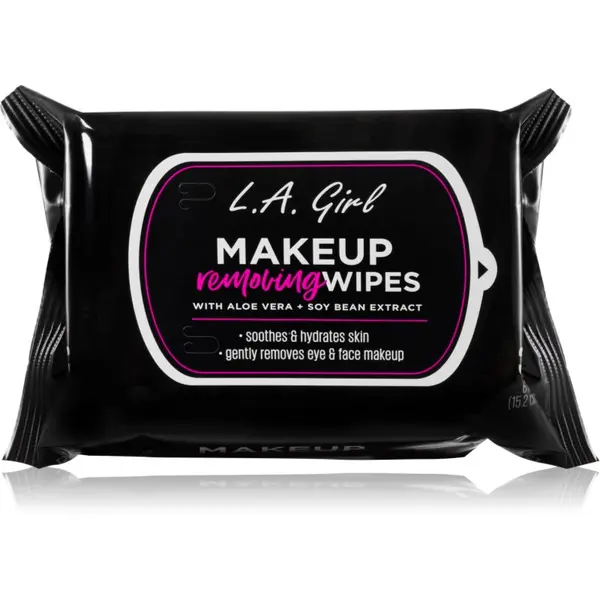 L.A. Girl Cosmetics L.A. Girl Cosmetics Makeup Removing Wipes кърпички за почистване на грим 30 бр.