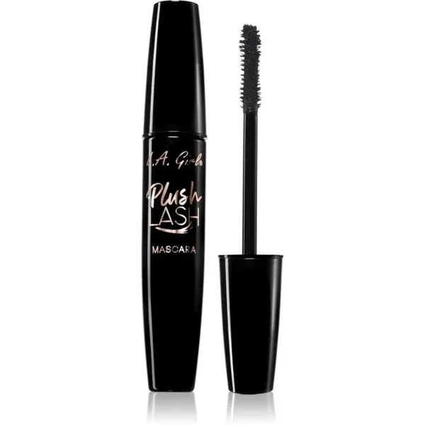 L.A. Girl Cosmetics L.A. Girl Cosmetics Plush Lash спирала за обем и извиване на мигли цвят Velvety Black 10 гр.
