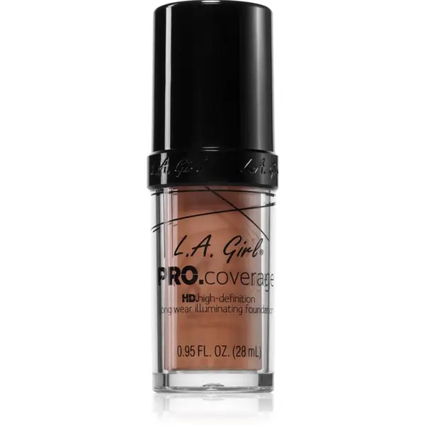 L.A. Girl Cosmetics L.A. Girl Cosmetics PRO. Coverage озаряващ течен фон дьо тен цвят Beige 28 мл.