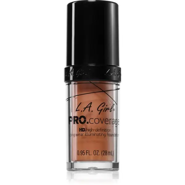 L.A. Girl Cosmetics L.A. Girl Cosmetics PRO. Coverage озаряващ течен фон дьо тен цвят Sand 28 мл.