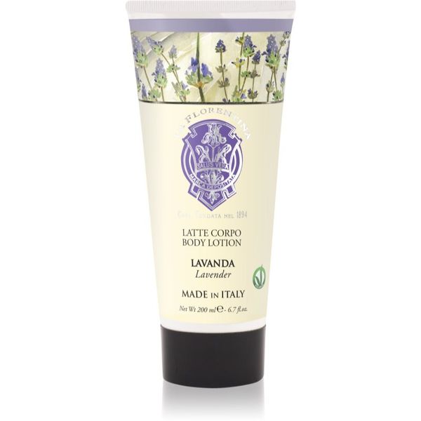 La Florentina La Florentina Lavender Body Lotion хидратиращо мляко за тяло и лице с екстракт от лавандула 200 мл.