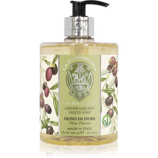 La Florentina La Florentina Olive Flowers Liquid Soap натурален течен сапун за ръце 500 мл.