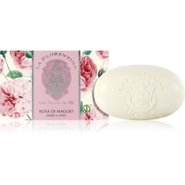 La Florentina La Florentina Rose of May Bath Soap естествен твърд сапун за суха кожа 300 гр.