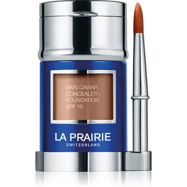 La Prairie La Prairie Skin Caviar Concealer Foundation грим и коректор SPF 15 цвят N-30 Satin Nude 30 мл.