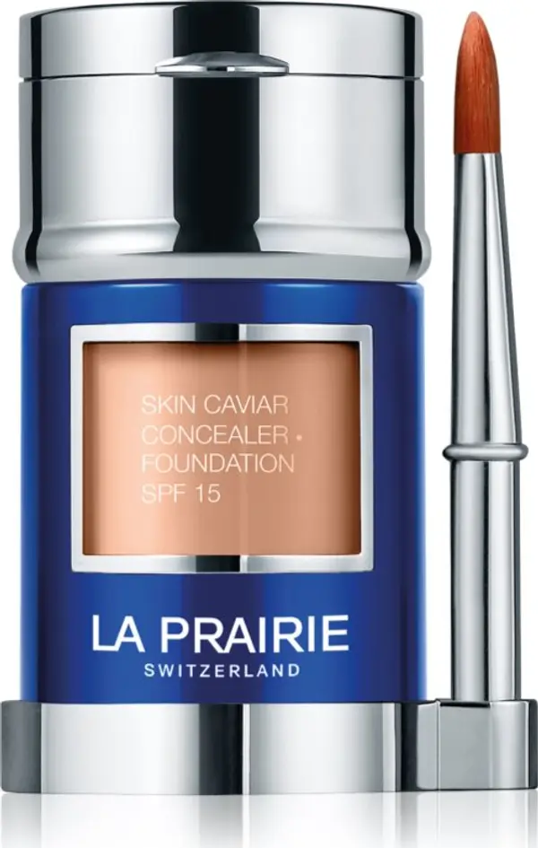 La Prairie La Prairie Skin Caviar Concealer Foundation грим и коректор SPF 15 цвят NC-15 Crème Pêche 30 мл.