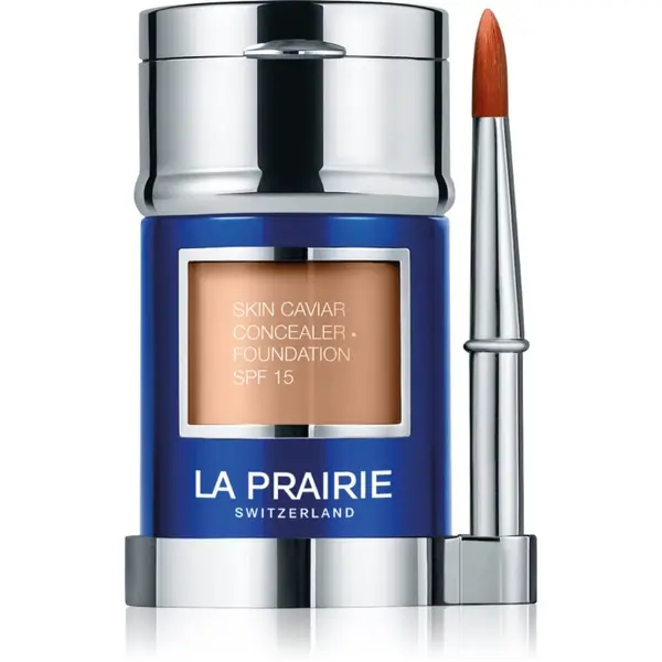 La Prairie La Prairie Skin Caviar Concealer Foundation грим и коректор SPF 15 цвят NW-15 Warm Linen 30 мл.