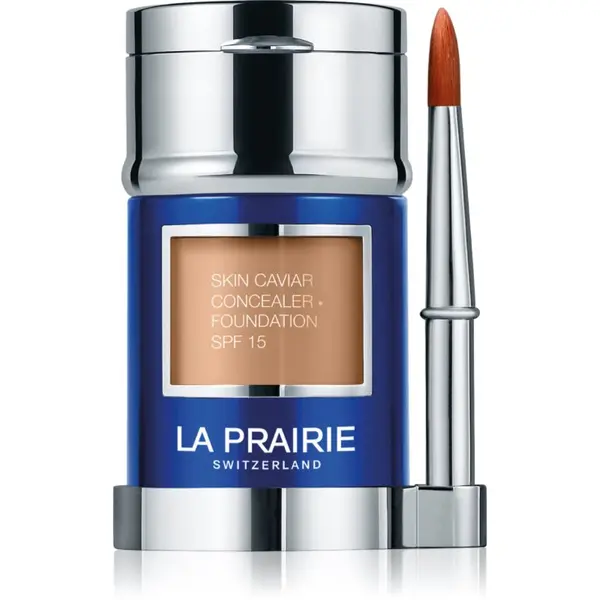 La Prairie La Prairie Skin Caviar Concealer Foundation грим и коректор SPF 15 цвят NW-20 Warm Beige 30 мл.