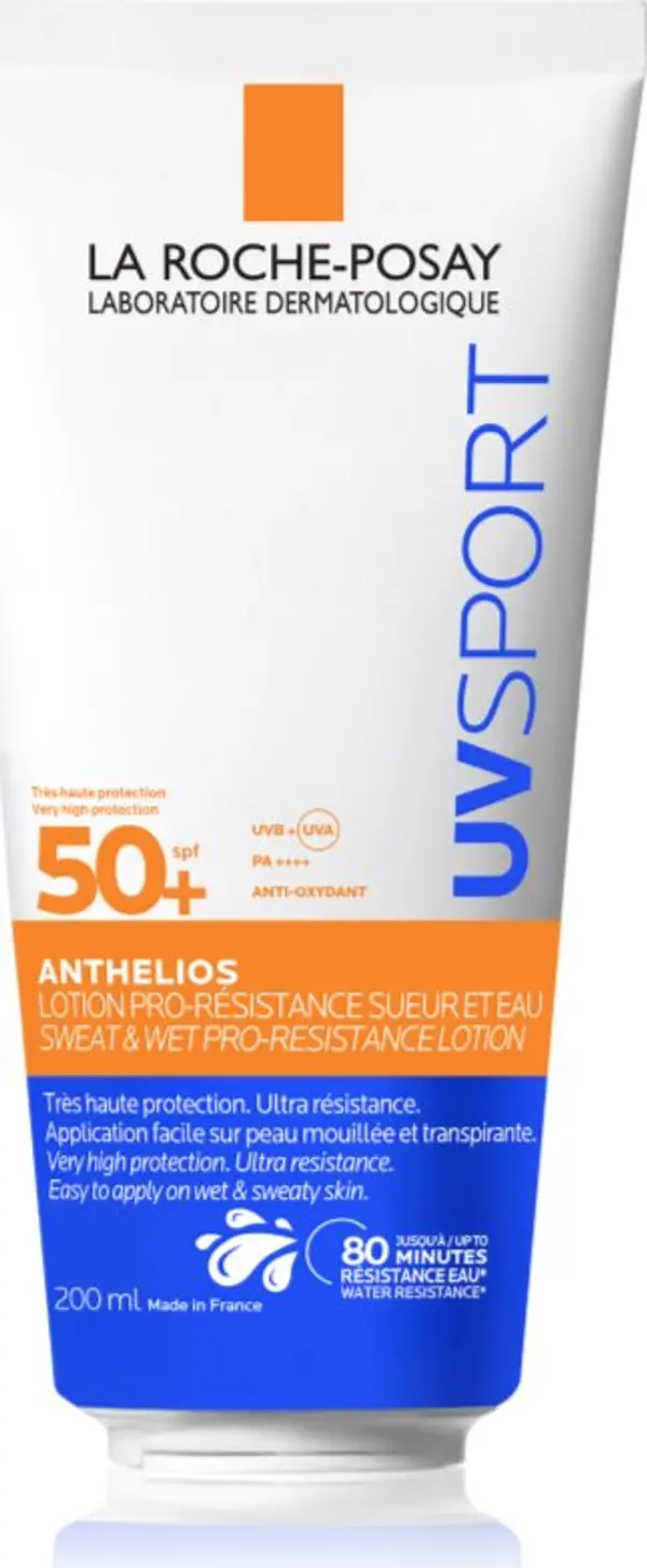 La Roche-Posay La Roche-Posay Anthelios UV Sport Sweat & Wet Pro-Resistance Lotion водоустойчив защитен крем за спортисти SPF 50+ 200 мл.