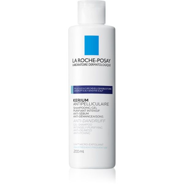 La Roche-Posay La Roche-Posay Kerium DS Anti-Dandruff терапевтичен шампоан против пърхот 200 мл.