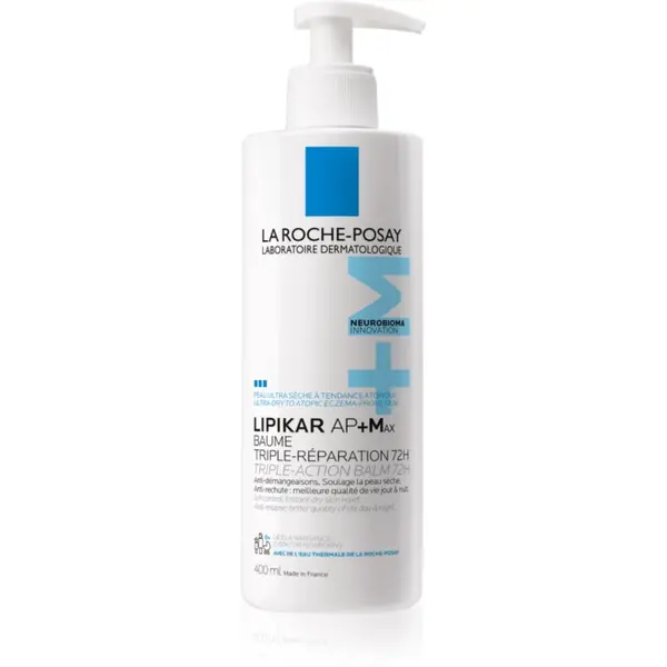 La Roche-Posay La Roche-Posay Lipikar AP+Max Balm балсам-грижа за тяло за много суха чуствителна и атопична кожа 400 мл.