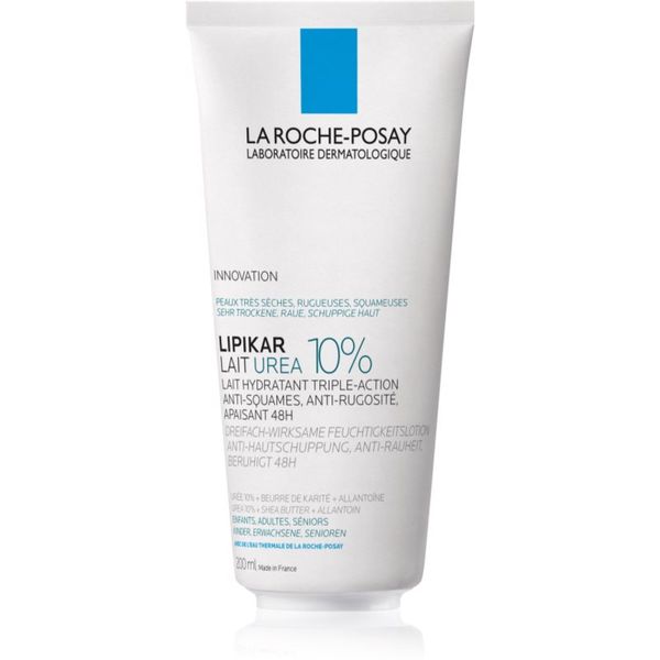La Roche-Posay La Roche-Posay Lipikar Lait Urea 10% успокояващ лосион за тяло за много суха кожа 200 мл.