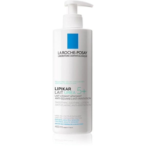 La Roche-Posay La Roche-Posay Lipikar Lait Urea 5+ успокояващ лосион за тяло за суха и раздразнена кожа 400 мл.
