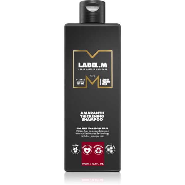 label.m label.m Amaranth шампоан за сгъстяване за фина коса 300 мл.