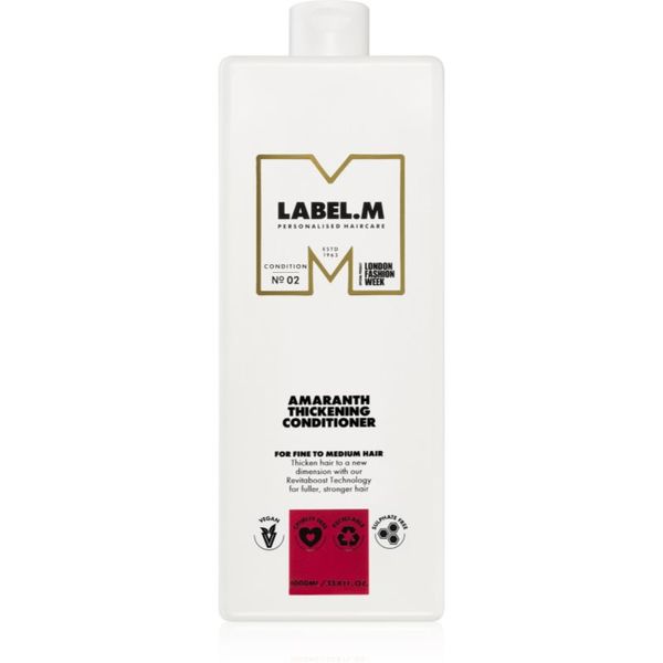 label.m label.m Amaranth Thickening Conditioner балсам за богат обем 1000 мл.
