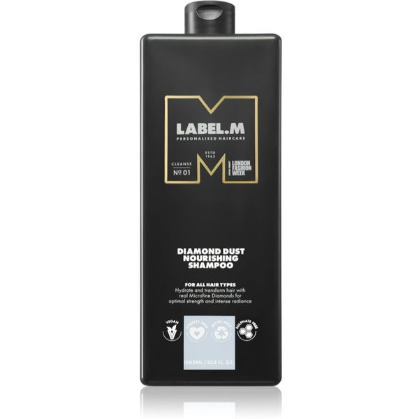 label.m label.m Diamond Dust Nourishing Shampoo подхранващ шампоан за всички видове коса 1000 мл.