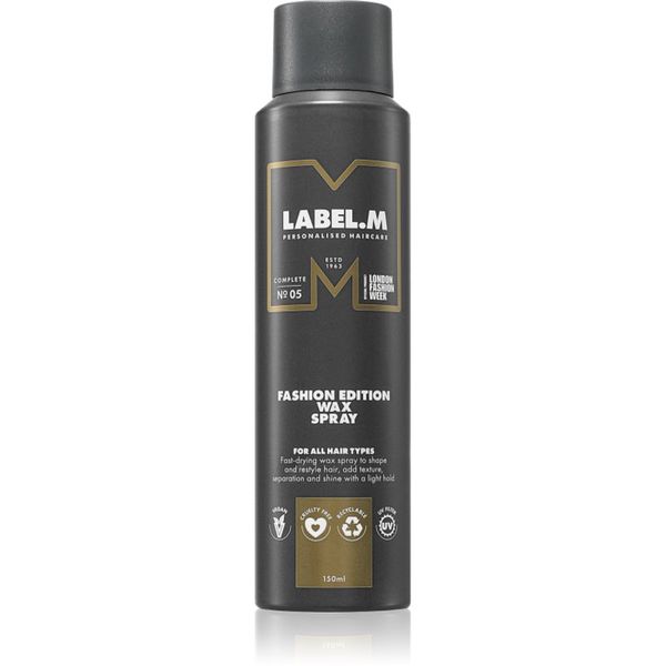 label.m label.m Fashion Edition Wax Spray восък за коса в спрей 150 мл.