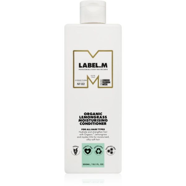 label.m label.m Organic Lemongrass хидратиращ балсам за всички видове коса 300 мл.