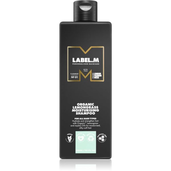label.m label.m Organic Lemongrass хидратиращ шампоан за всички видове коса 300 мл.