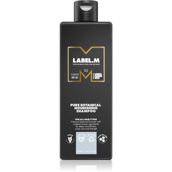 label.m label.m Pure Botanical интензивен хидратиращ шампоан за всички видове коса 300 мл.