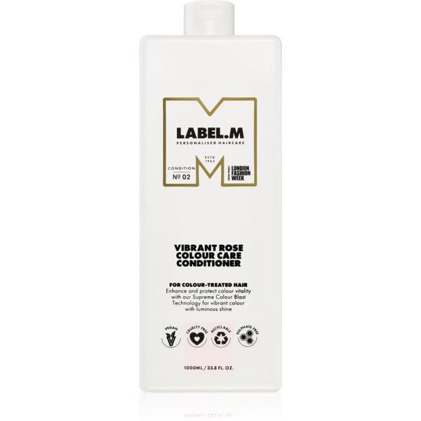 label.m label.m Vibrant Rose Colour Care Conditioner хидратиращ балсам за боядисана коса 1000 мл.