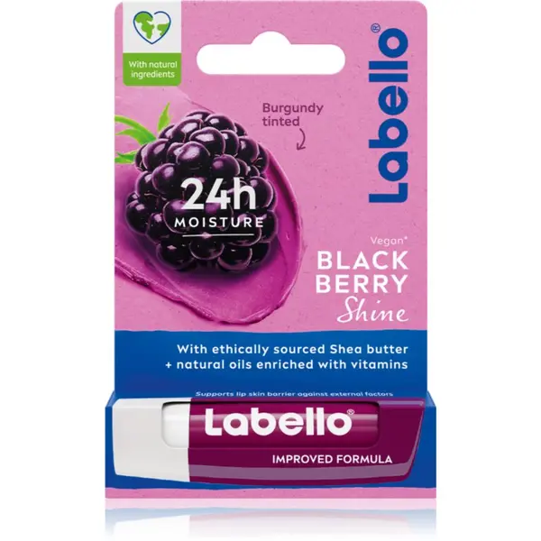 Labello Labello Blackberry Shine хидратиращ балсам за устни 4.8 гр.