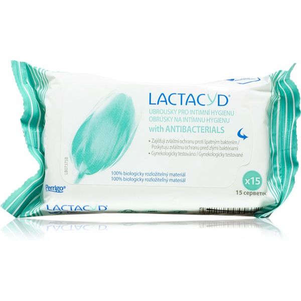 Lactacyd Lactacyd Pharma кърпички за интимна хигиена 15 бр.