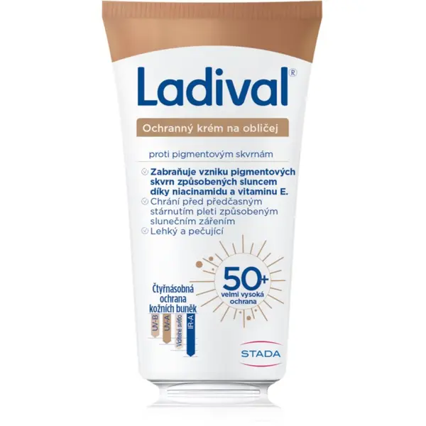 Ladival Ladival Anti-Pigment Spots защитен крем за лице с витамин Е SPF 50+ 50 мл.