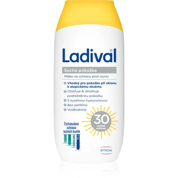 Ladival Ladival Dry Skin защитно мляко против слънчеви лъчи SPF 30 200 мл.