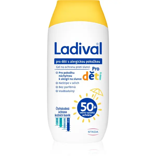 Ladival Ladival Kids защитен гел против слънчеви лъчи 50+ 200 мл.