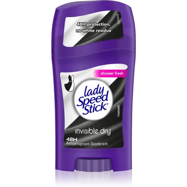 Lady Speed Stick Lady Speed Stick Invisible Dry твърд антиперспирант срещу жълти петна 40 гр.