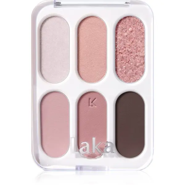 Laka Laka Forever6 Eye Palette палитра сенки за очи цвят 03 Prim Rose 7 гр.