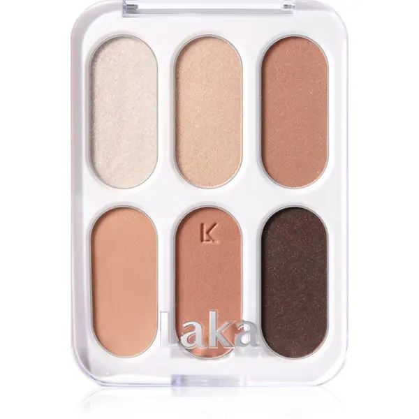 Laka Laka Forever6 Eye Palette палитра сенки за очи цвят 04 Tan Peach 7 гр.