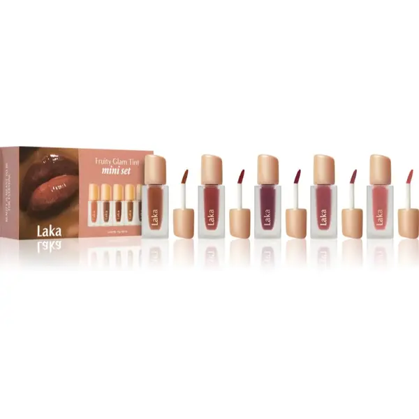 Laka Laka Fruity Glam Mini Set подаръчен комплект за устни