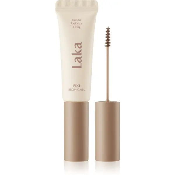 Laka Laka Pixi Brow Cara спирала за вежди за фиксиране и оформяне цвят 02 Wood Brown 8 гр.