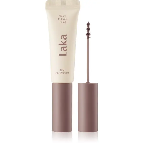 Laka Laka Pixi Brow Cara спирала за вежди за фиксиране и оформяне цвят 04 Smoky Pink 8 гр.