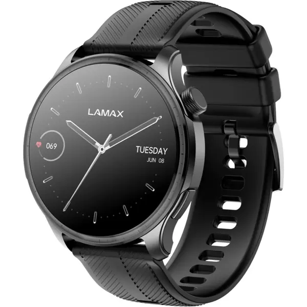 LAMAX Electronics LAMAX Electronics Prism AMOLED Black смарт часовник 1 бр.