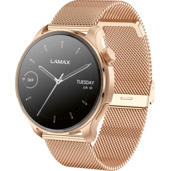 LAMAX Electronics LAMAX Electronics Prism AMOLED Rose Gold смарт часовник 1 бр.