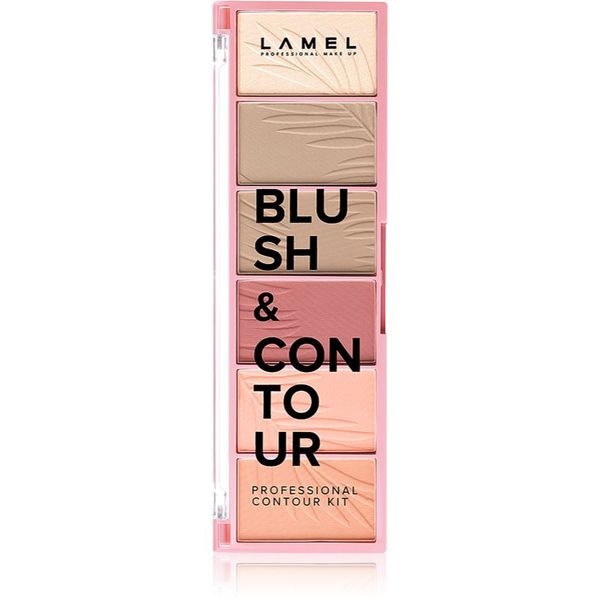 LAMEL LAMEL Blush & Contour палитра ружове за контуриране 16 гр.