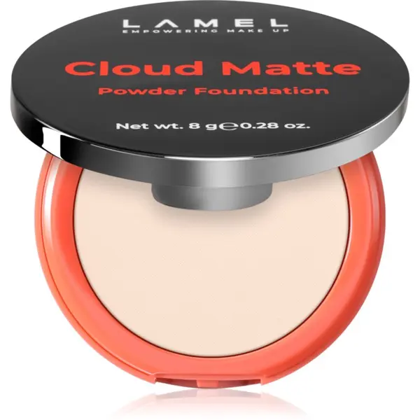 LAMEL LAMEL Cloud Matte Powder Foundation матиращ фон дьо тен-пудра цвят 01 Fair Ivory 8 гр.