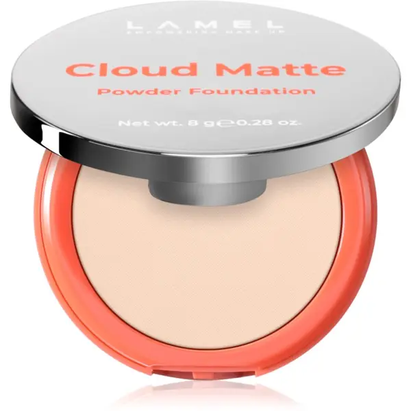 LAMEL LAMEL Cloud Matte Powder Foundation матиращ фон дьо тен-пудра цвят 02 Porcelain 8 гр.