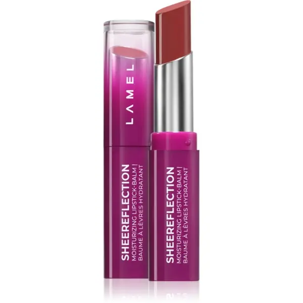 LAMEL LAMEL SHEEReflection Moisturizing Lipstick-Balm тониращ балсам за устни с хидратиращ ефект цвят 06 Only Me 3.6 гр.