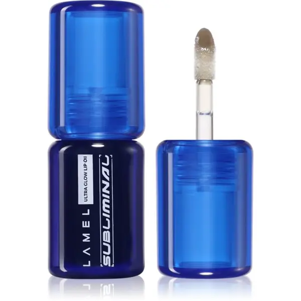 LAMEL LAMEL Subliminal Cyber Lip Oil масло от нар за хидратация и блясък цвят 02 Neo-Noir 2.7 мл.