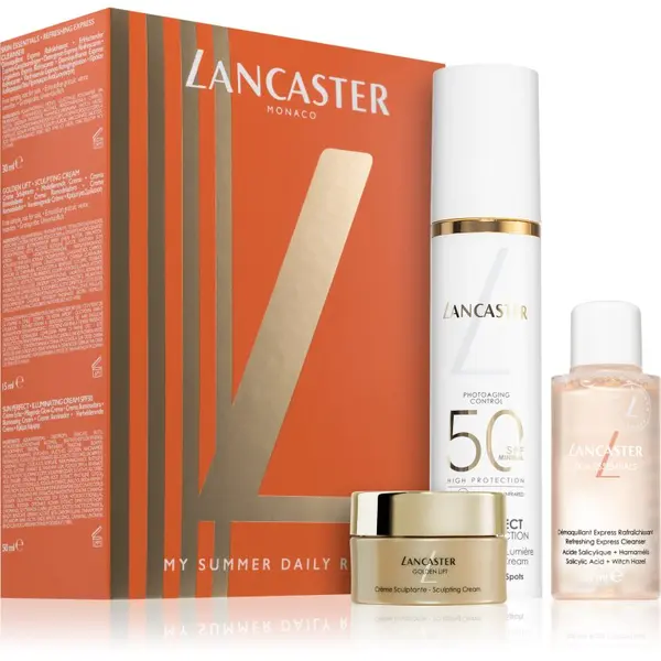 Lancaster Lancaster Skin & Sun Daily Routine подаръчен комплект за перфектна кожа