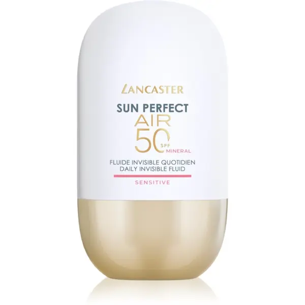 Lancaster Lancaster Sun Perfect Air 50 Sensitive Mineral ултра лек защитен флуид за чувствителна кожа със склонност към почервеняване SPF 50 40 мл.
